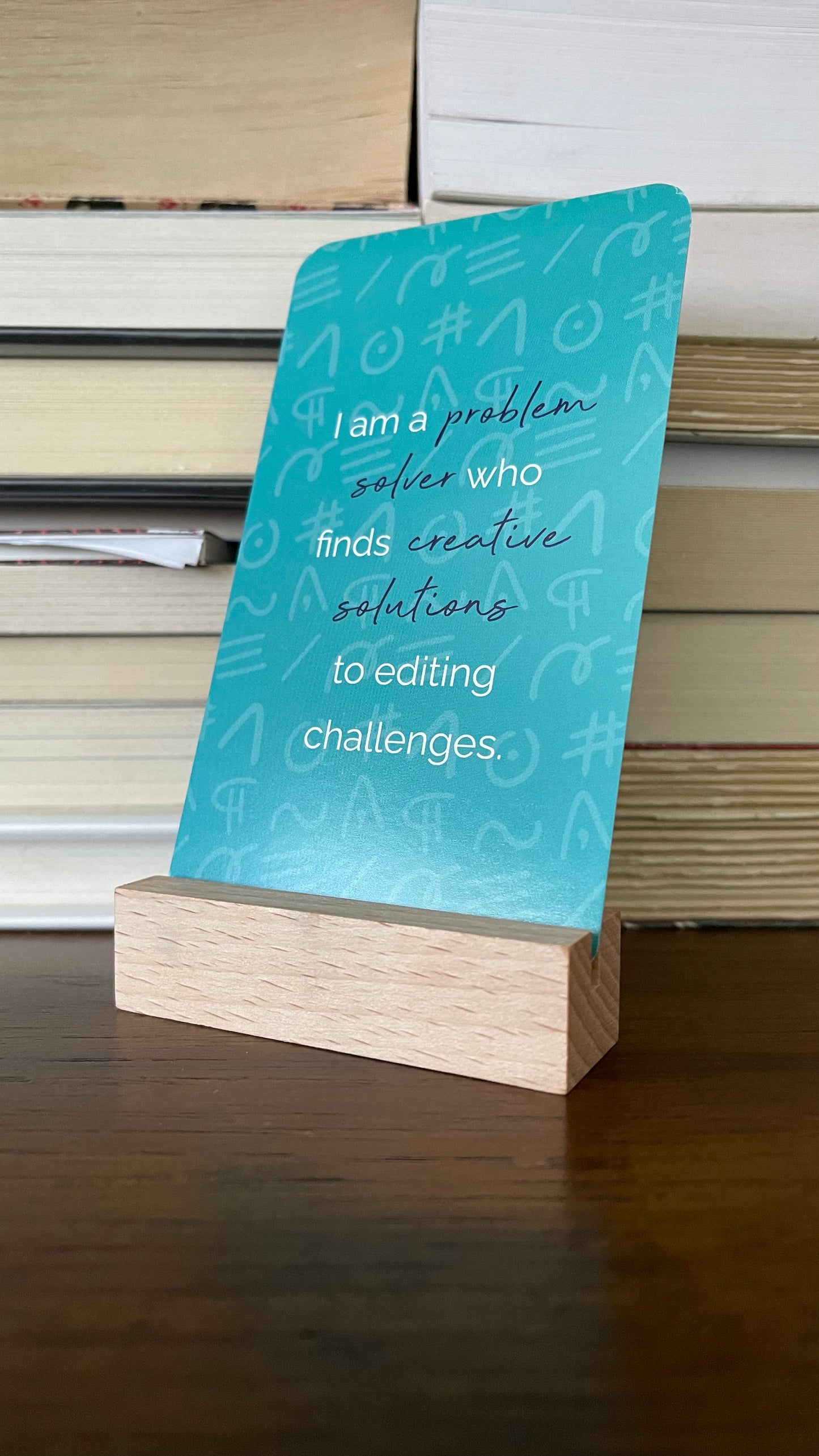 Affirmation Cards for Editors