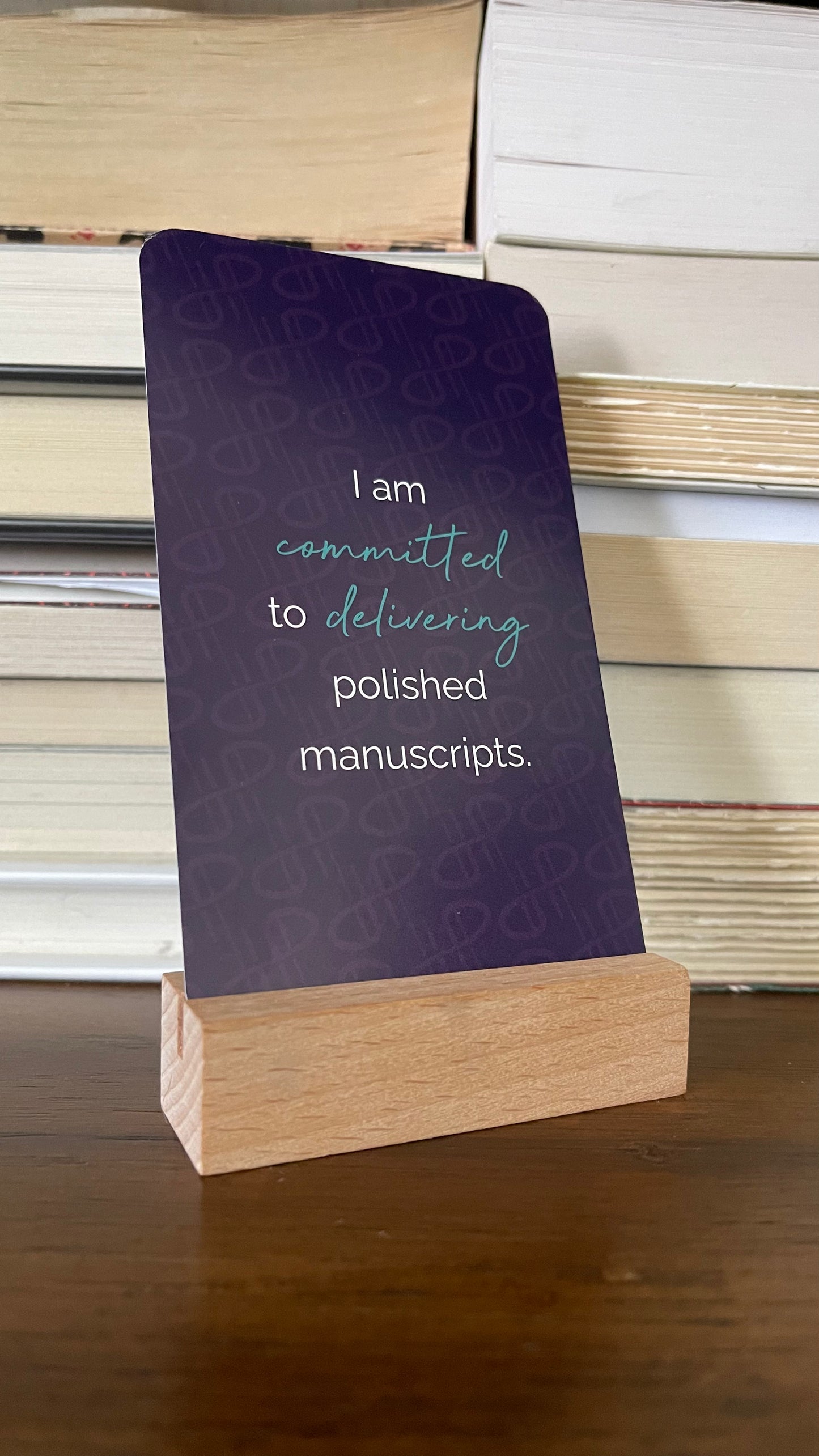 Affirmation Cards for Editors