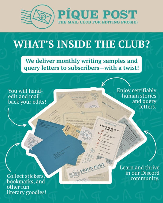 Pique Post: The Mail Club for Editing Pros(e)
